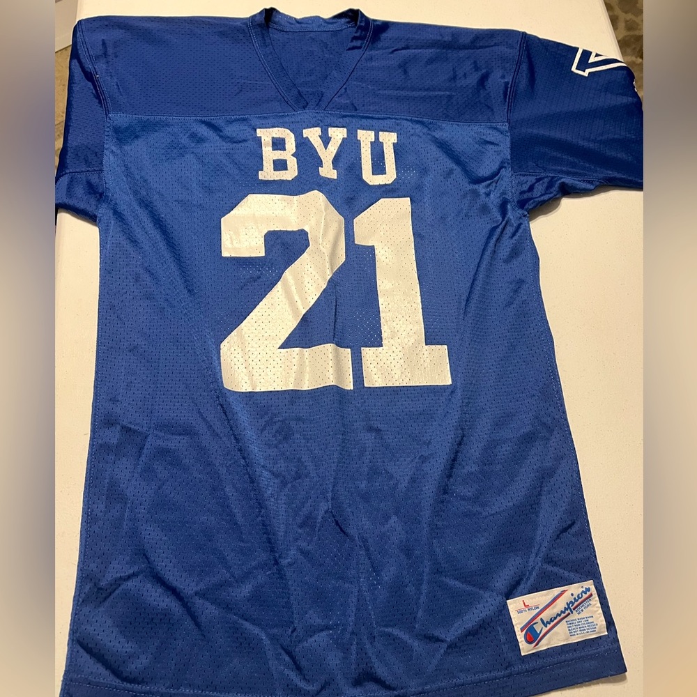 Vintage Champion BYU Football Jersey